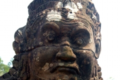Devas Head at Sothern entrance to Angkor Thom